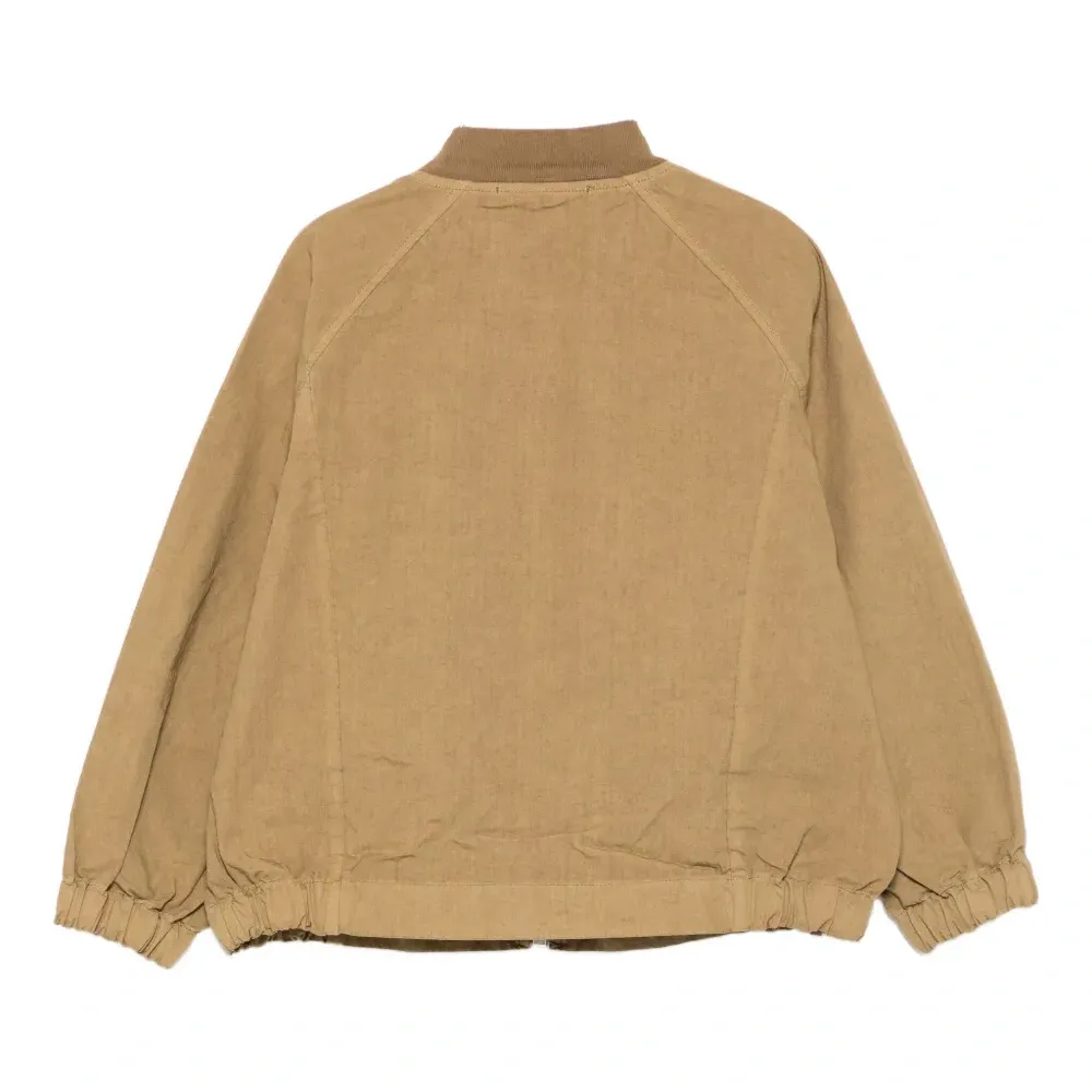 Бомбер на молнии с эластичными манжетами