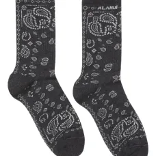 носки с узором пейсли