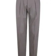 Брюки со складками и карманами