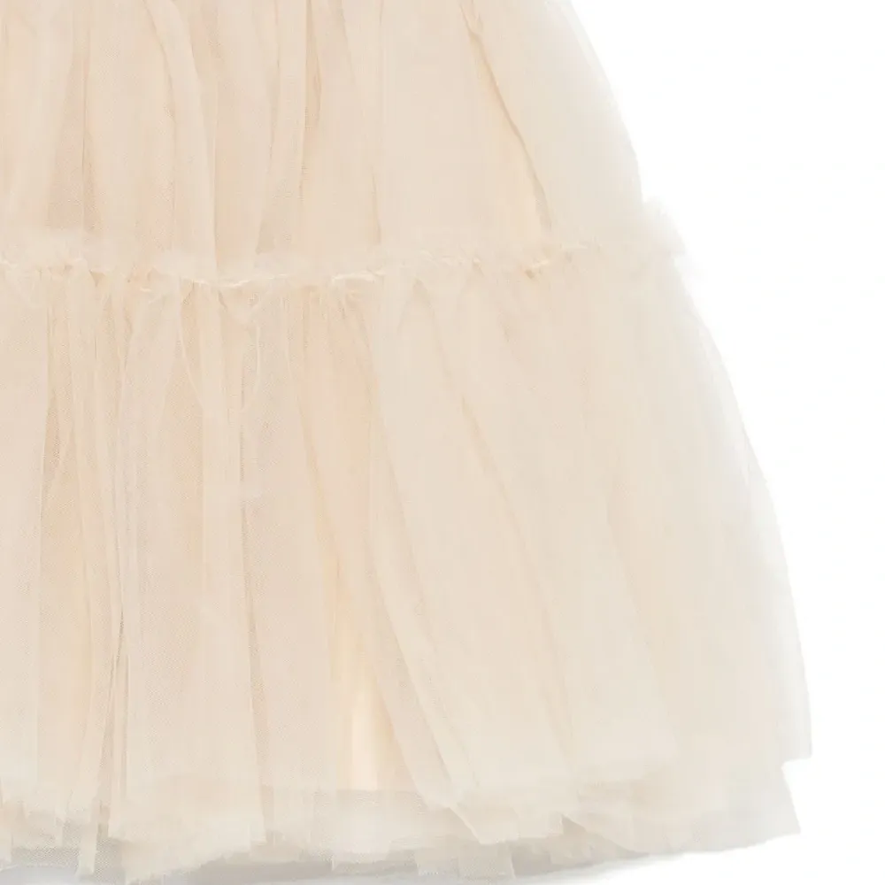 многослойная юбка с тюлем