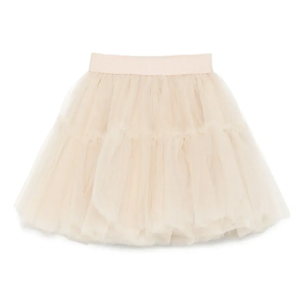 многослойная юбка с тюлем