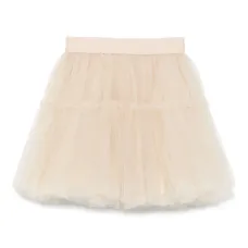 многослойная юбка с тюлем