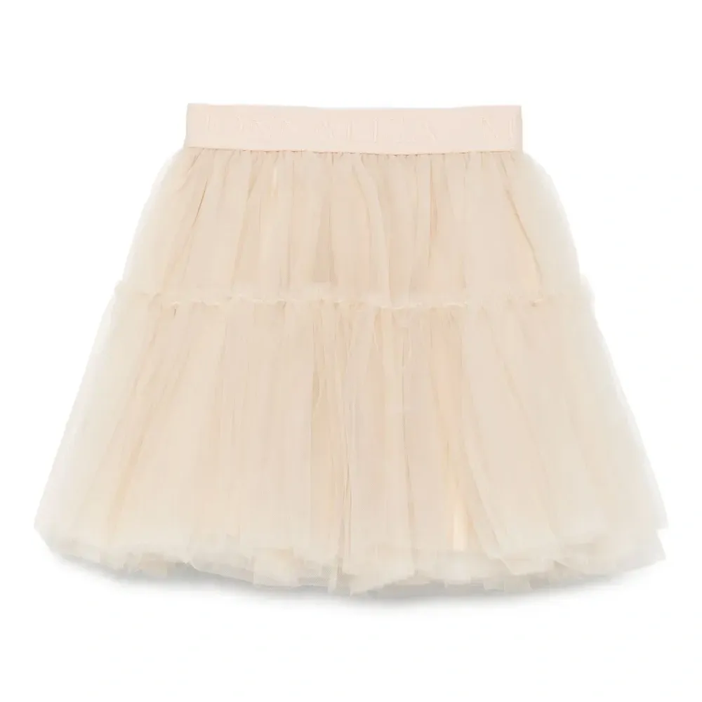 многослойная юбка с тюлем