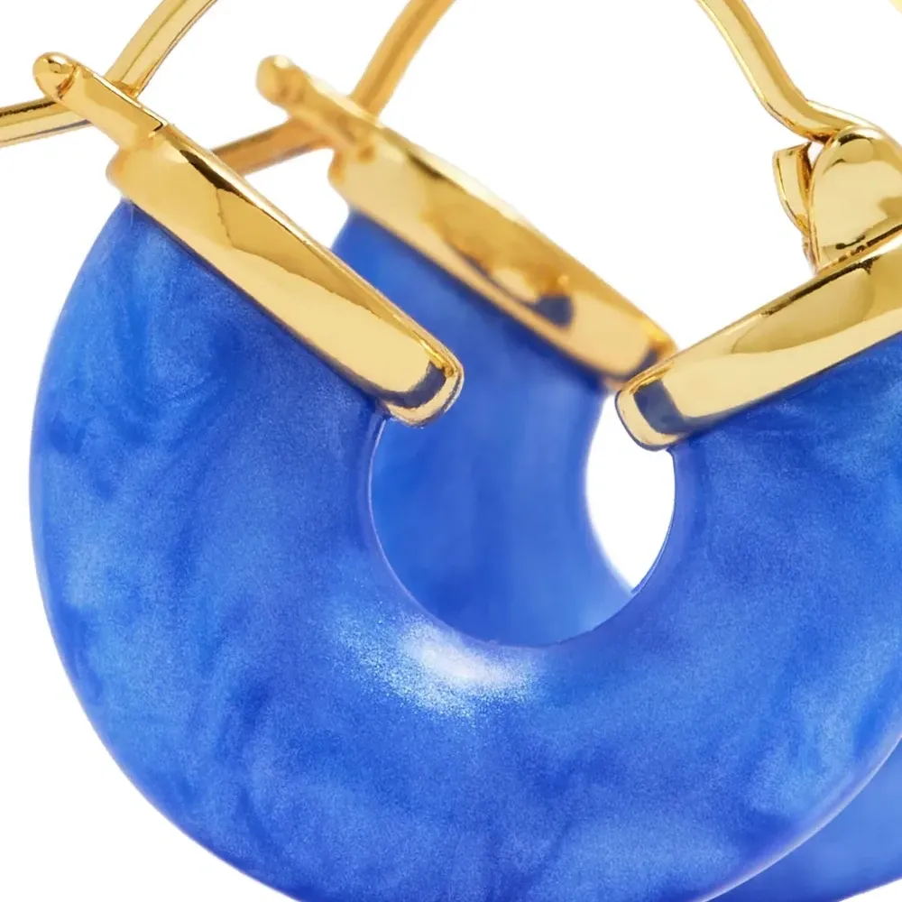 Пластиковые серьги-кольца Пластиковые серьги-кольца