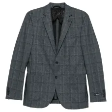 Клетчатый пиджак на пуговицах Клетчатый пиджак на пуговицах