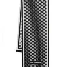 Шерстяной шарф с монограммой