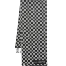 Шерстяной шарф в клетку