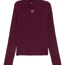 Свитер в рубчик с высоким воротником Свитер в рубчик с высоким воротником