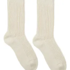 Кашемировые носки в рубчик