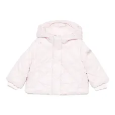 стеганая куртка с капюшоном