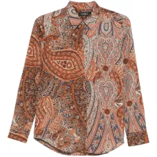 Рубашка с принтом "пейсли"