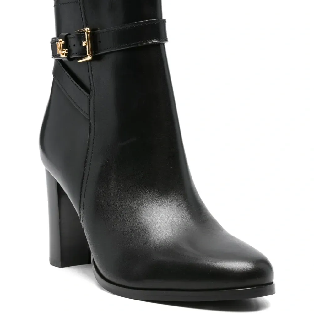 Ботильоны на блочном каблуке Ботильоны на блочном каблуке