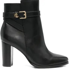 Ботильоны на блочном каблуке