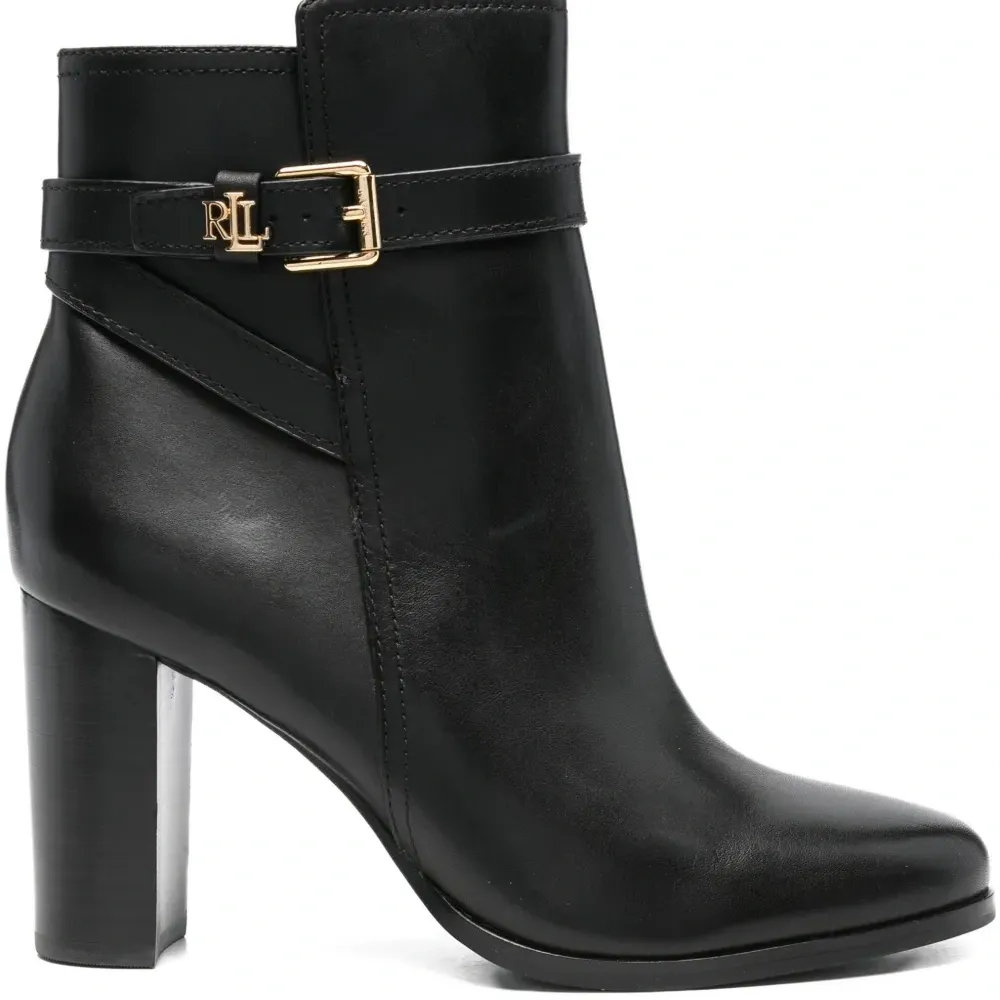 Ботильоны на блочном каблуке Ботильоны на блочном каблуке