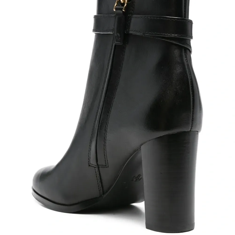 Ботильоны на блочном каблуке Ботильоны на блочном каблуке