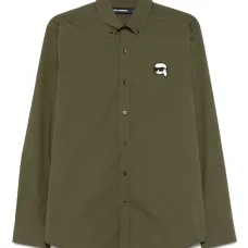 Рубашка с вышитым логотипом