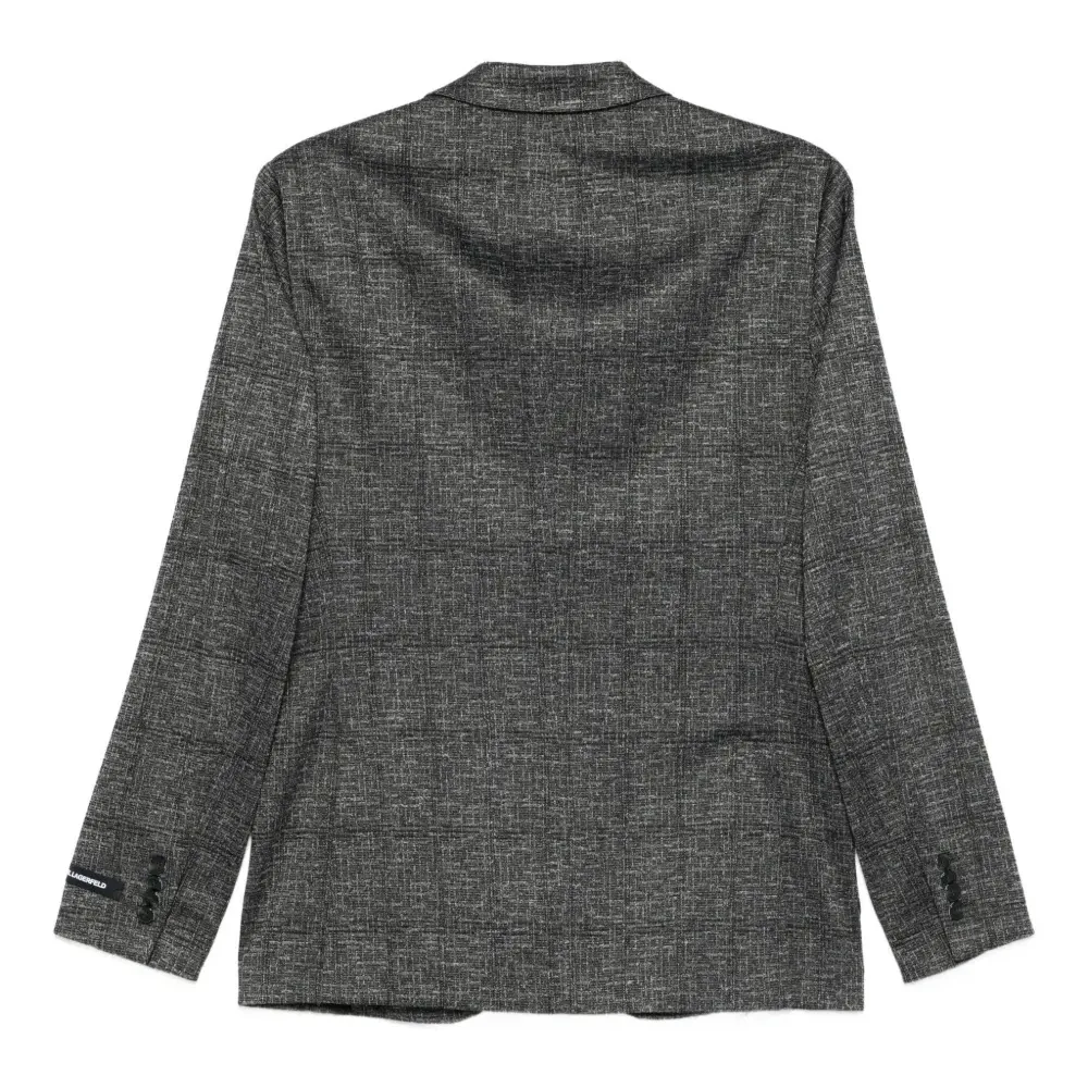 Фактурный пиджак на пуговицах