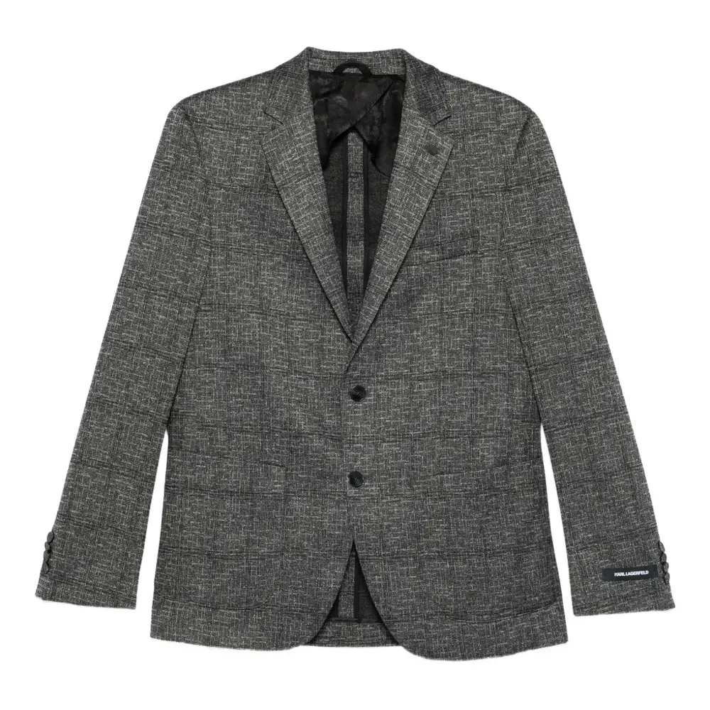 Фактурный пиджак на пуговицах