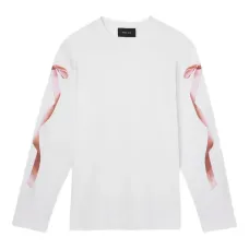 Свитшот с длинными рукавами и лентами