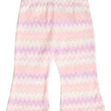 раскрашенные брюки с узором зигзаг