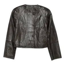 Кожаное пальто