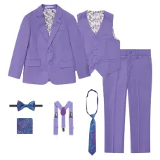 Костюм-тройка с однобортным пиджаком