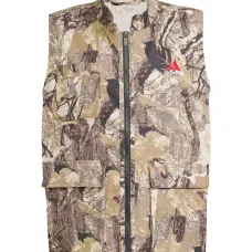 Жилет с камуфляжным принтом и карманами
