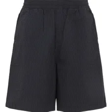 фактурные шорты с эластичным поясом