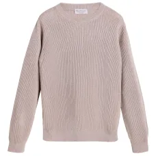 свитер с круглым вырезом