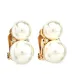 Серьги-клипсы Double Cultura Pearl