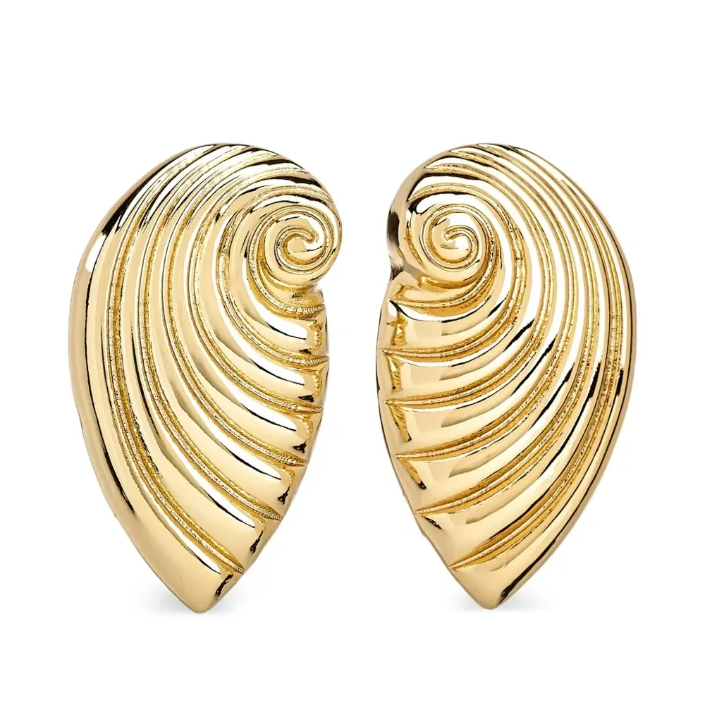 Серьги в форме ракушек