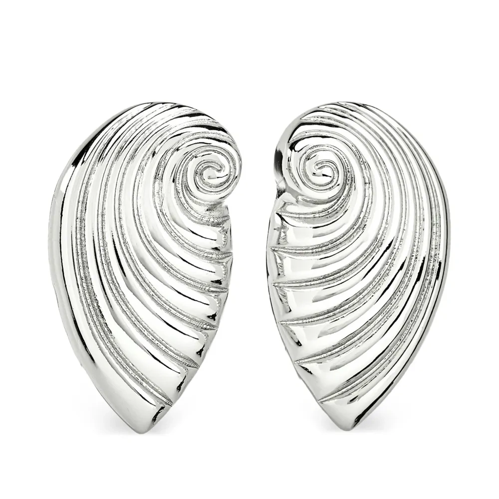 Серьги в форме ракушек