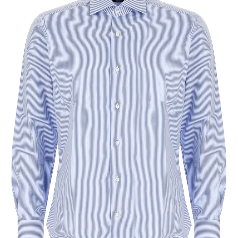 Полосатая рубашка с длинными рукавами