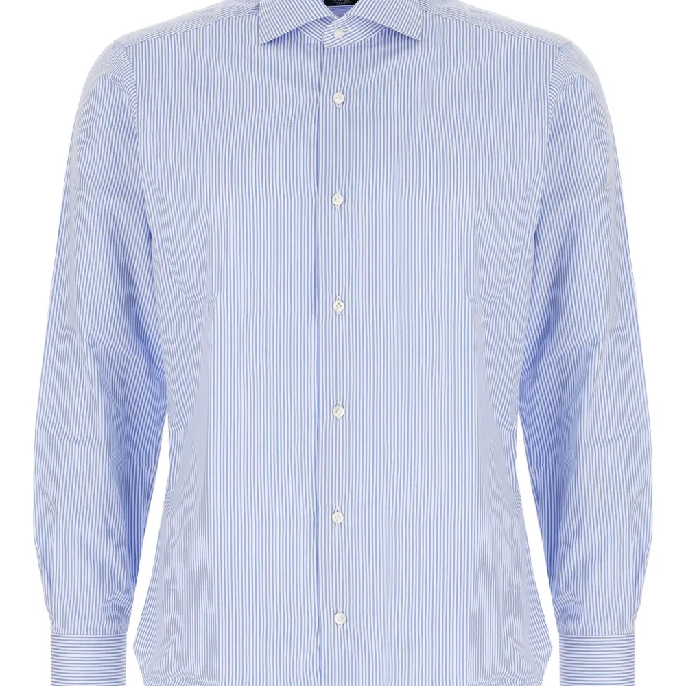 Полосатая рубашка с длинными рукавами