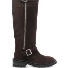 ботинки на молнии с пряжками