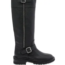 Кожаные сапоги