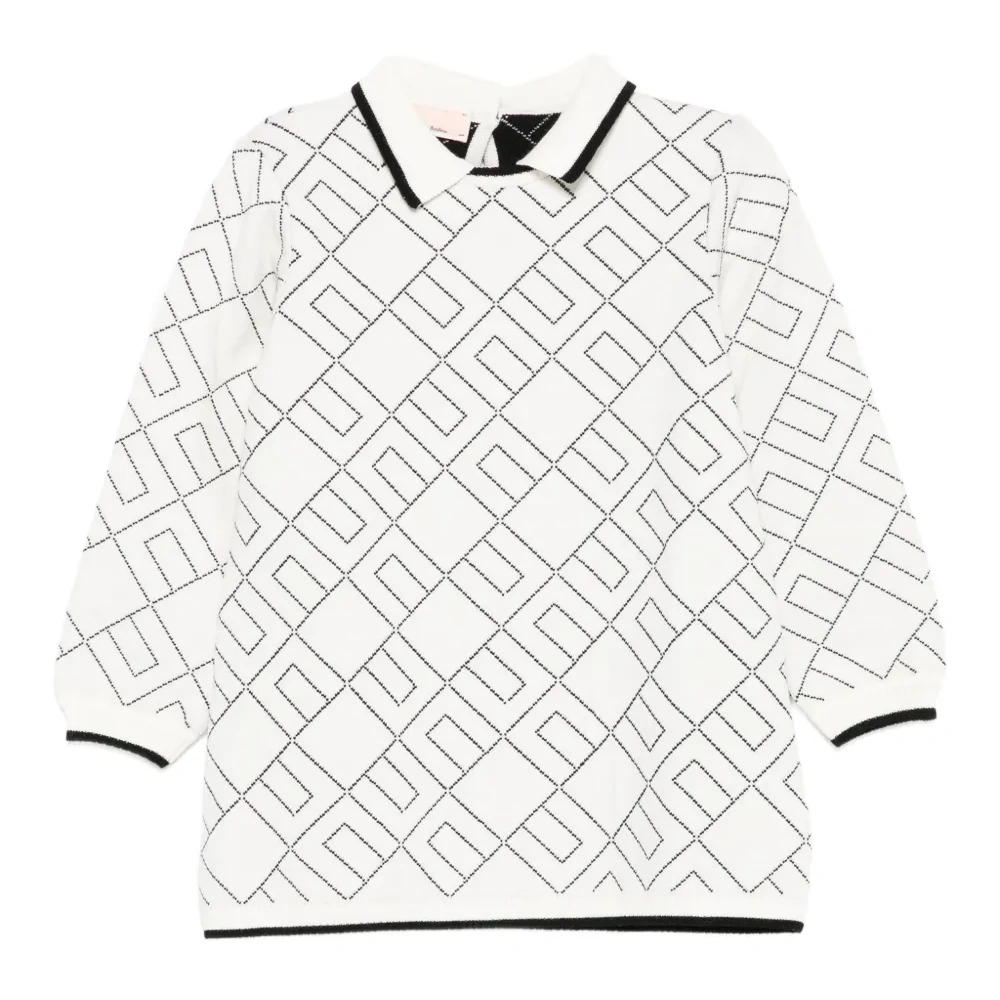 Платье с геометричным узором