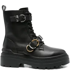 Ботинки в стиле милитари