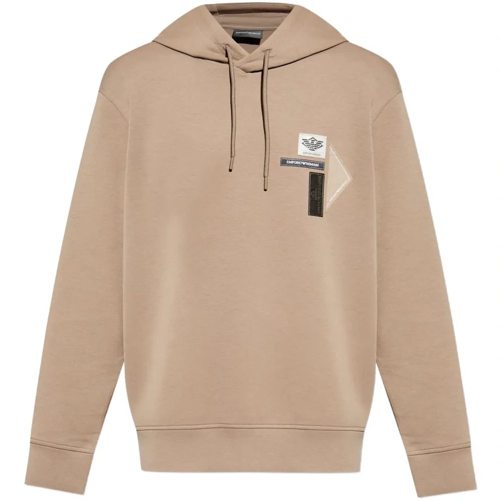 Худи с нашивкой-логотипом