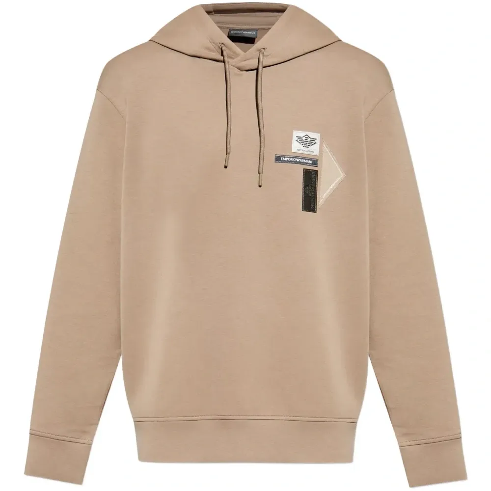 Худи с нашивкой-логотипом