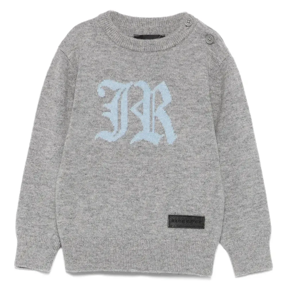 свитер с логотипом