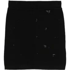 Мини-юбка с кристаллами