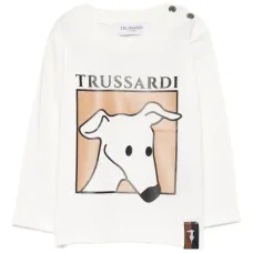 футболка с длинными рукавами и принтом