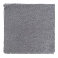 Шерстяной шарф с узором в елочку