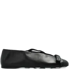 Балетки с бантом