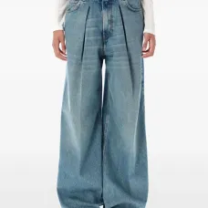 широкие джинсы Candy со складками