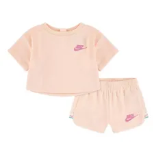 Комплект Let's Roll из топа и шортов с вышитым логотипом