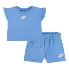 Комплект из футболки и шортов с вышитым логотипом