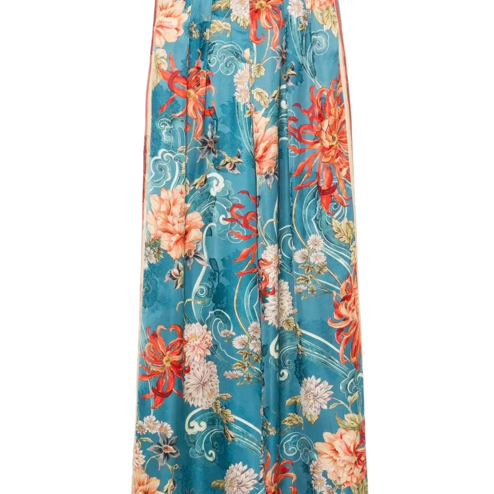 Брюки с цветочным принтом Брюки с цветочным принтом