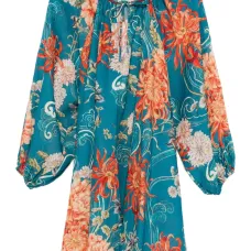 Платье мини Fletcher с цветочным принтом